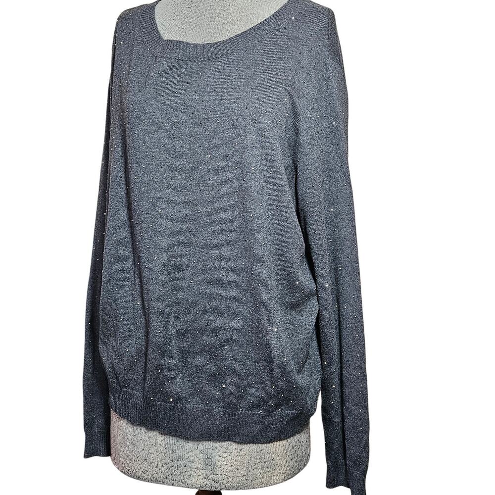The Limited Embellished Cotton Blend Sweater Size XL